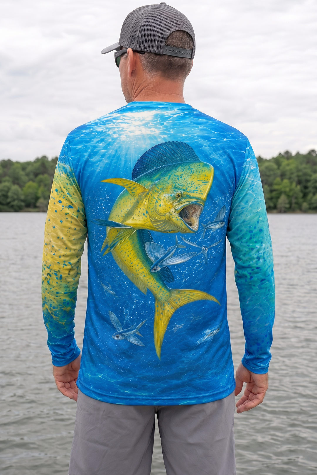 Performance Fishing Long Sleeve - Mahi Surge Current - AOF149 image 2
