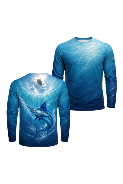 Performance Fishing Long Sleeve - Marlin Vortex - AOF151 image 1
