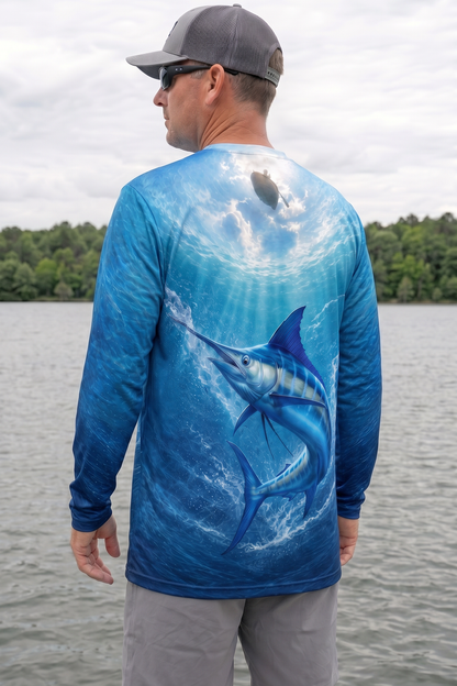 Performance Fishing Long Sleeve - Marlin Vortex - AOF151 image 4
