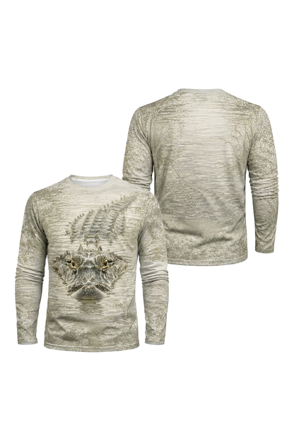 Performance Fishing Long Sleeve - Marsh Bone Stalker - AOF147 image 1