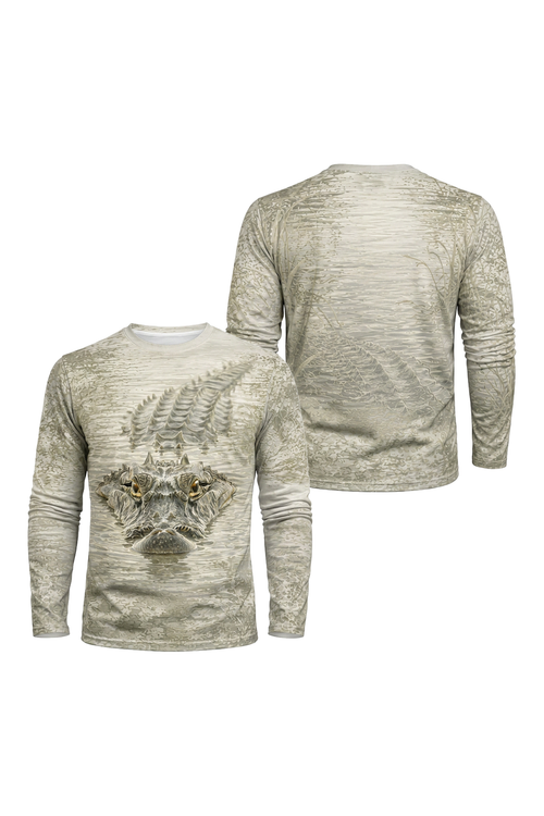 Performance Fishing Long Sleeve - Marsh Bone Stalker - AOF147 image 1