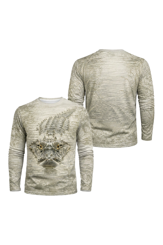 Performance Fishing Long Sleeve - Marsh Bone Stalker - AOF147 image 1
