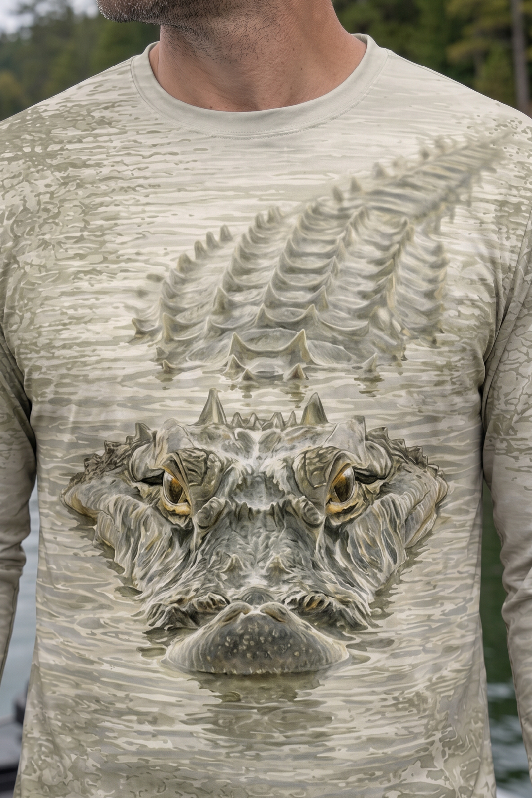 Performance Fishing Long Sleeve - Marsh Bone Stalker - AOF147 image 4