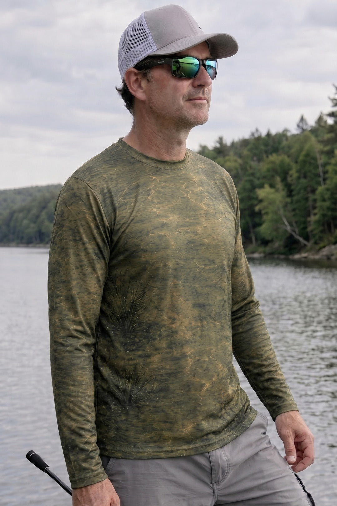 Performance Fishing Long Sleeve - Marsh Flats Redfish Tail - RRF04 lifestyle opposite side