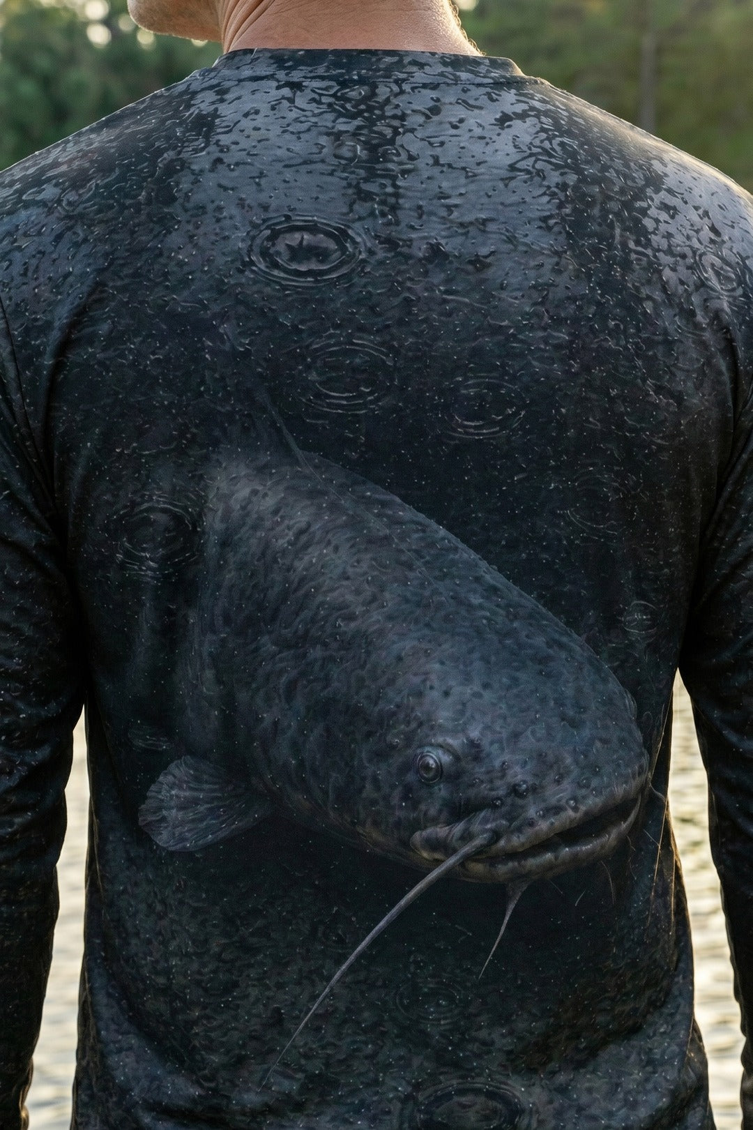 Performance Fishing Long Sleeve - Midnight Rain Catfish - RFC16 lifestyle artwork zoom