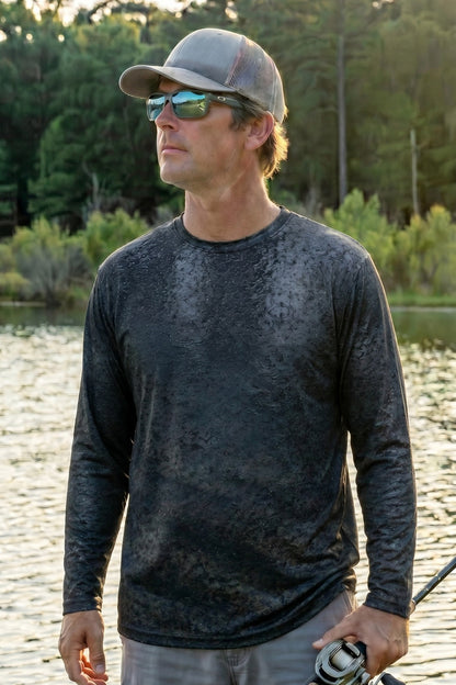 Performance Fishing Long Sleeve - Midnight Rain Catfish - RFC16 lifestyle opposite side