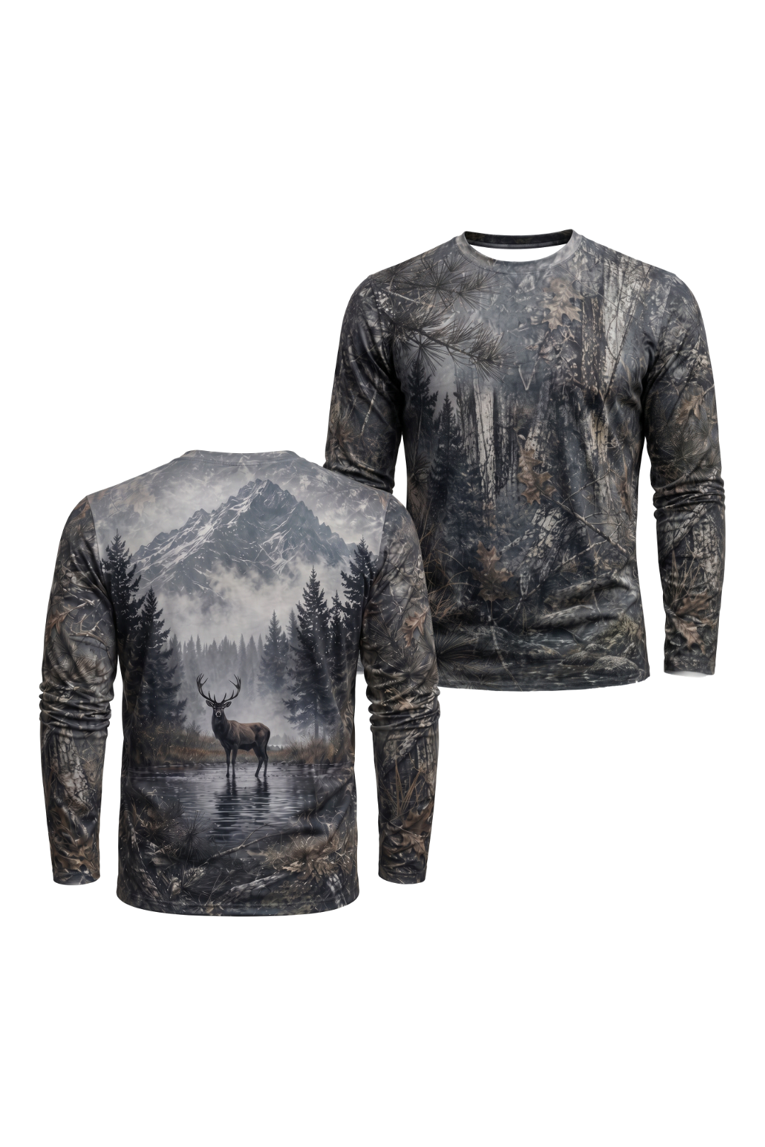 Performance Fishing Long Sleeve - Mistline Stag - AOF153 image 1