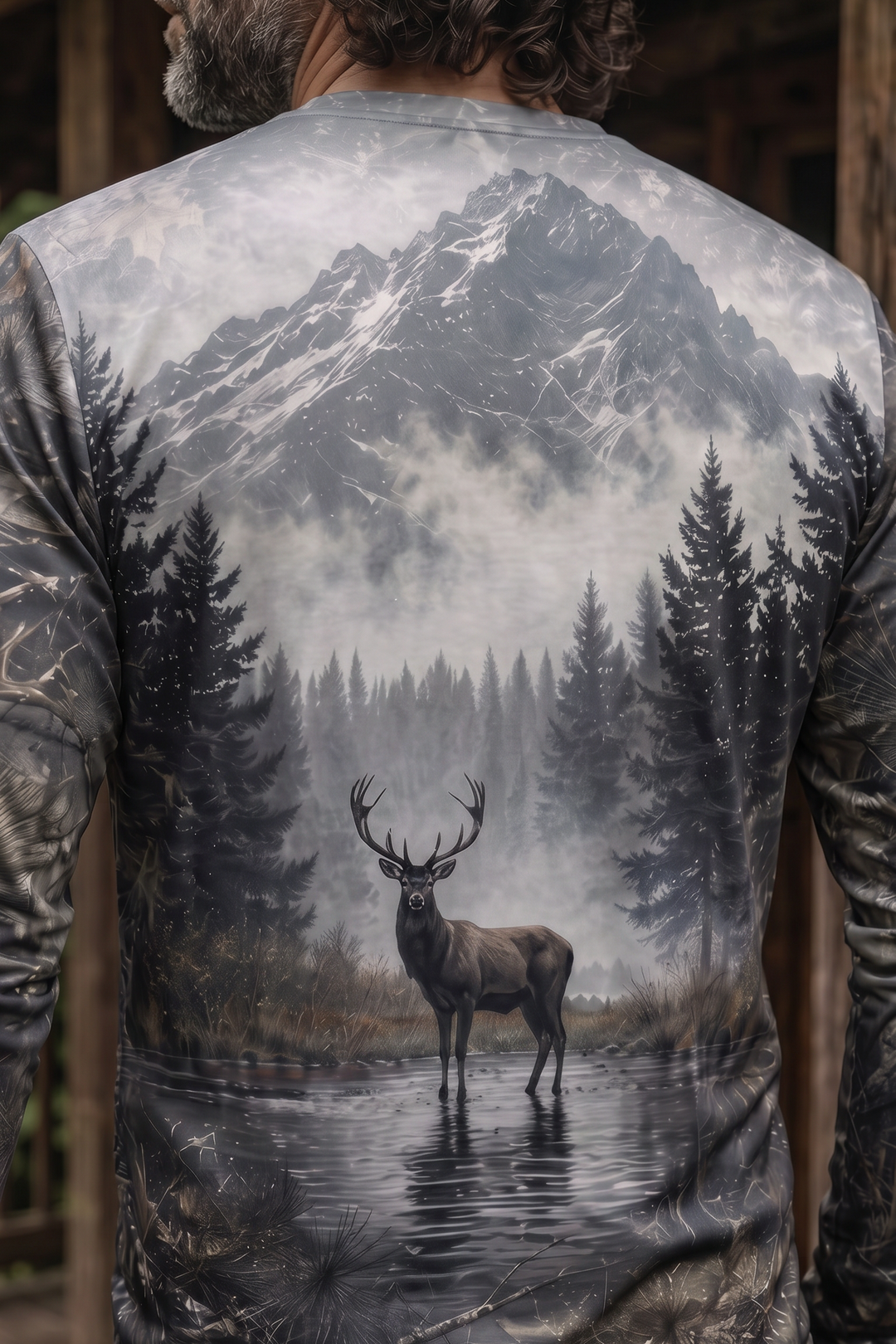Performance Fishing Long Sleeve - Mistline Stag - AOF153 image 4