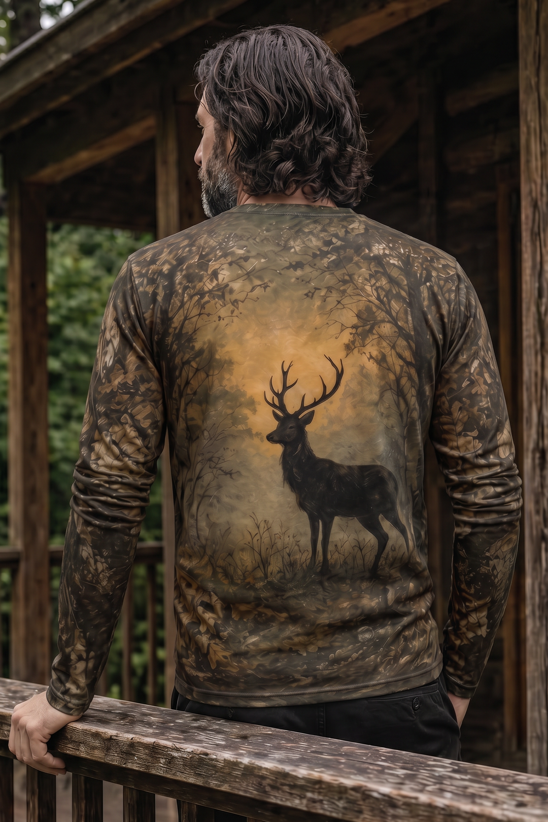 Performance Fishing Long Sleeve - Mistwood Buck - AOF152 image 2