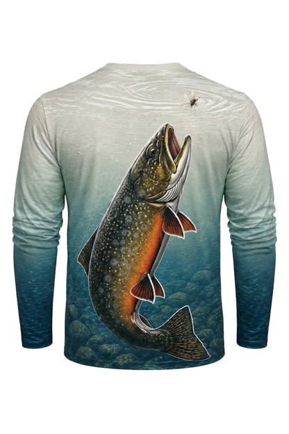 Performance Fishing Long Sleeve - Misty Creek Brook - TBT180 mockup artwork side