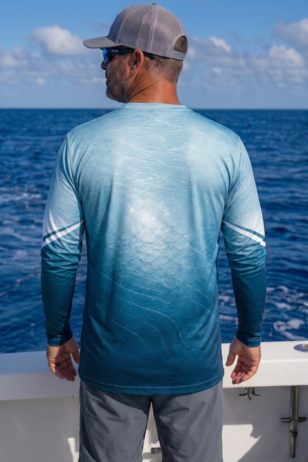 Performance Fishing Long Sleeve - Misty Wave Snapper - TBT235 image 3