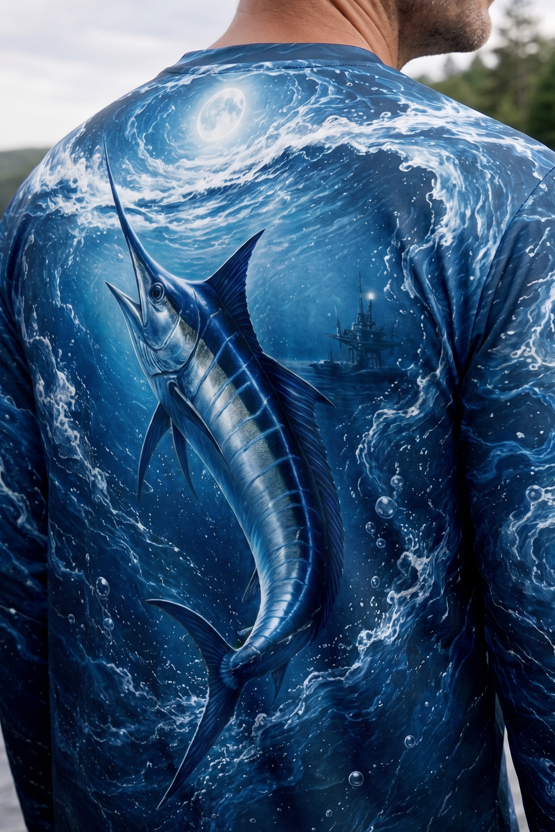 Performance Fishing Long Sleeve - Moon Tide Sailfish - RS14 image 4