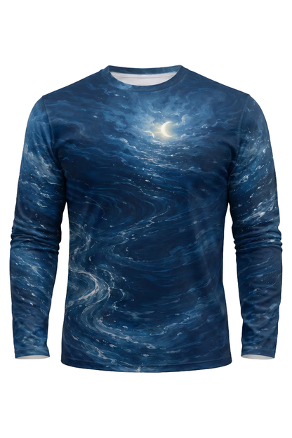 Performance Fishing Long Sleeve - Mooncurrent Trout - AOF91 mockup opposite side