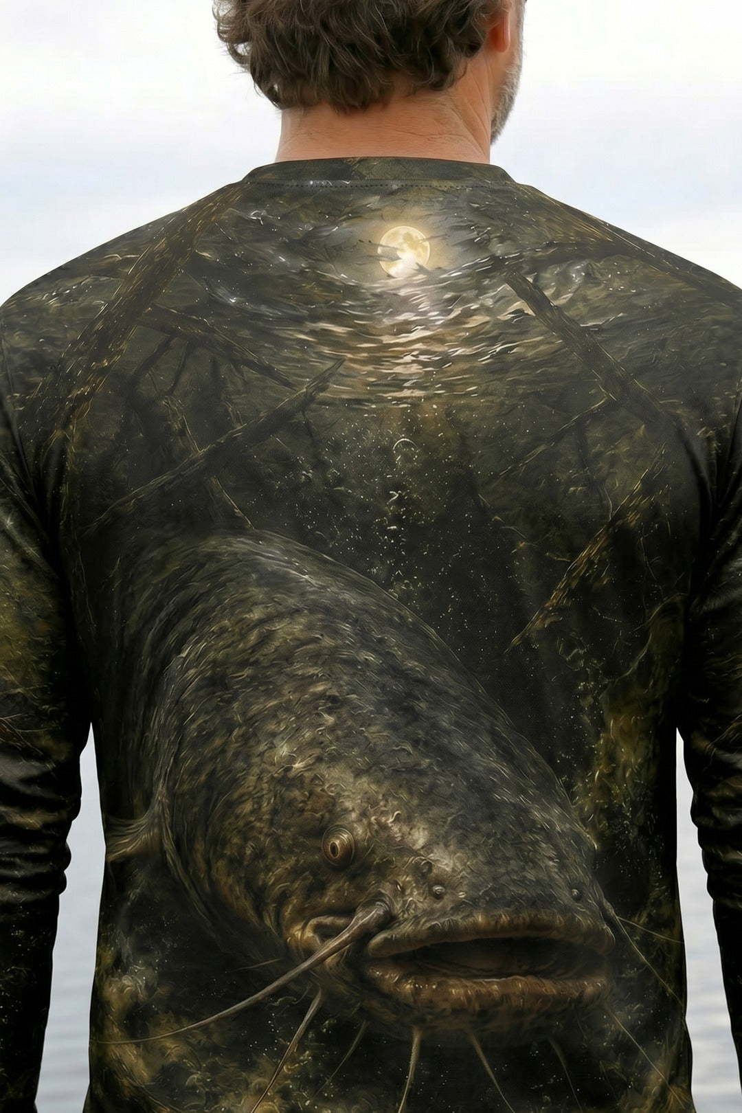 Performance Fishing Long Sleeve - Moonlit Mud Catfish - RFC09 lifestyle artwork zoom