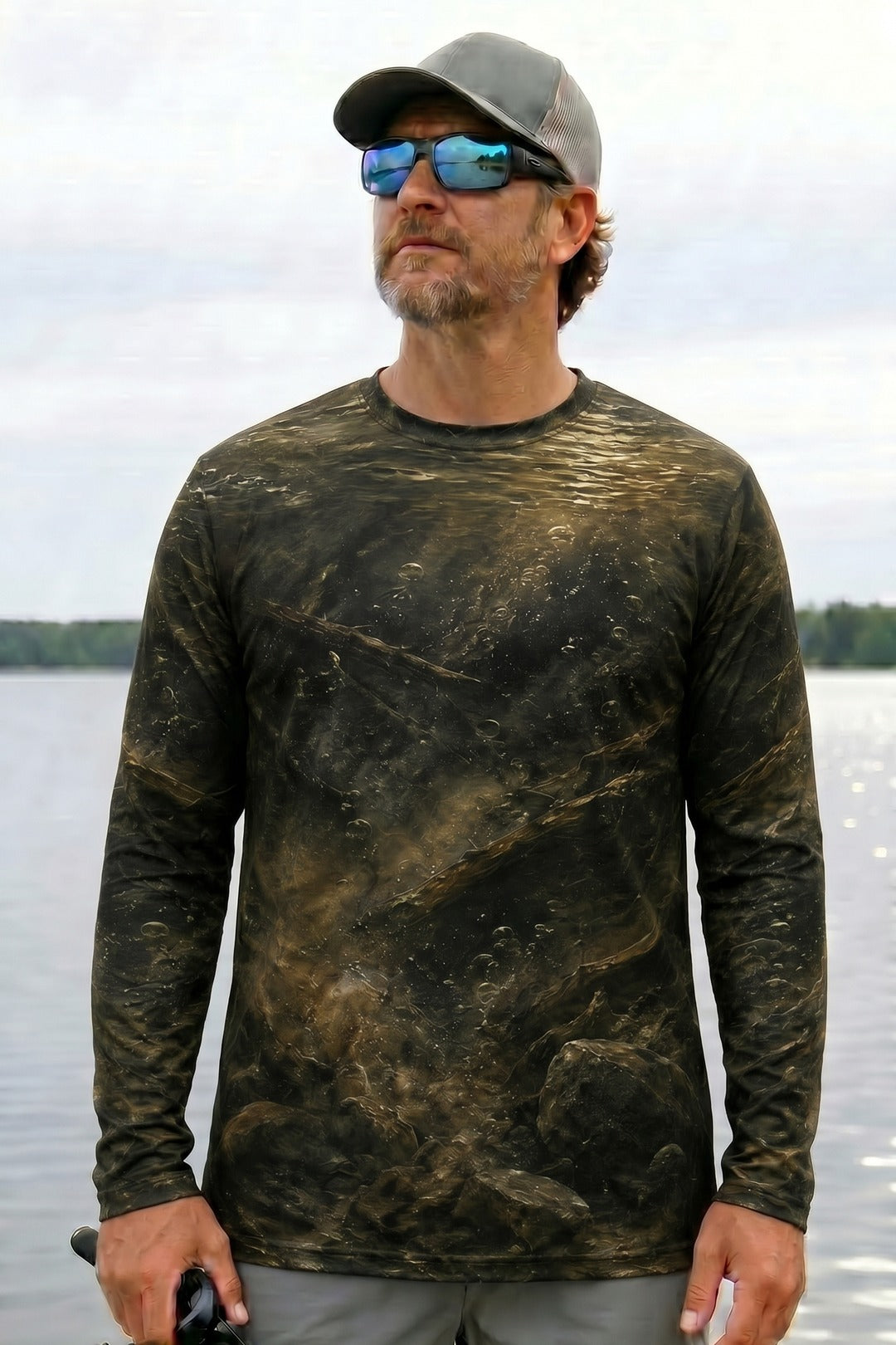 Performance Fishing Long Sleeve - Moonlit Mud Catfish - RFC09 lifestyle opposite side