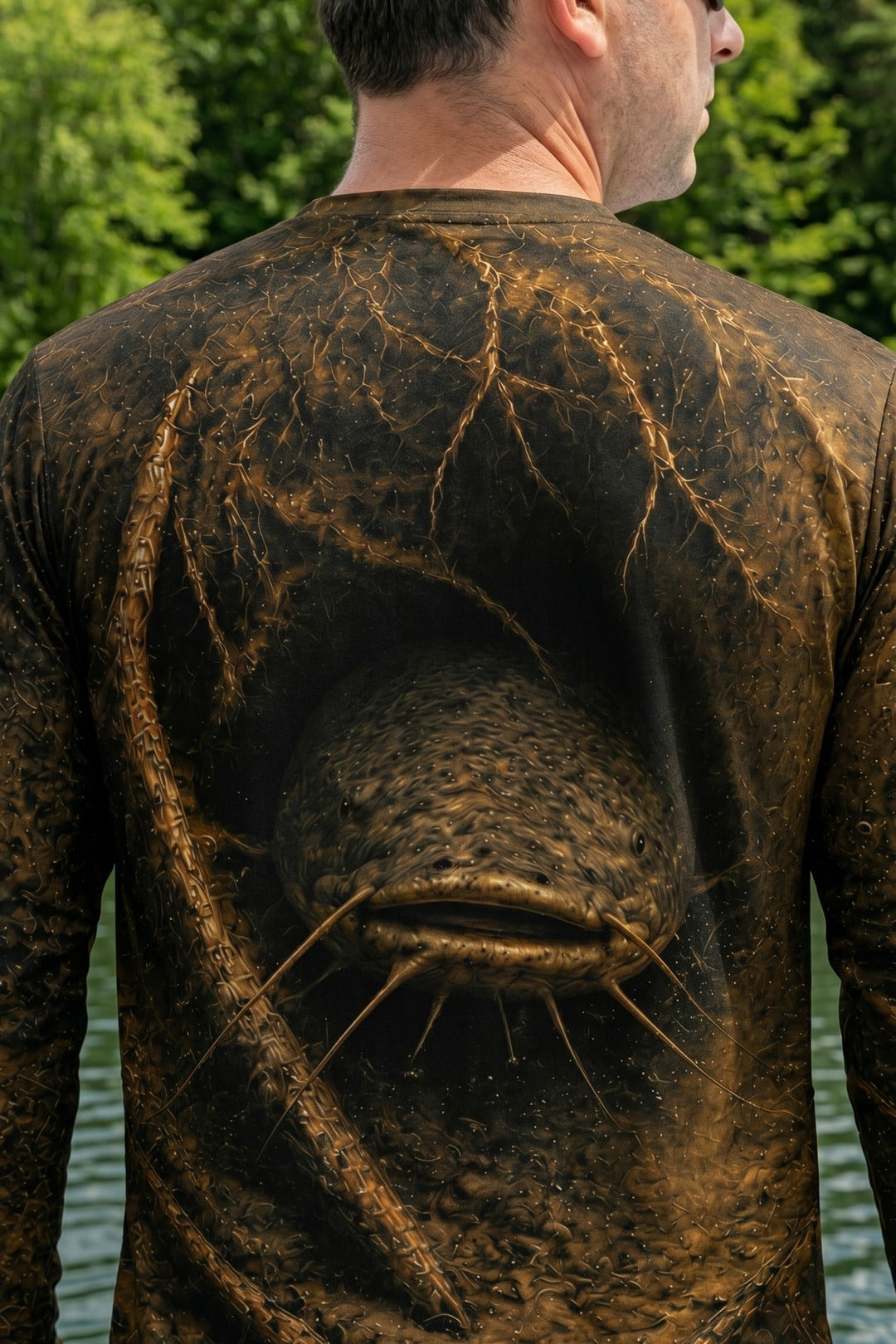 Performance Fishing Long Sleeve - Mud King Catfish - RFC04 lifestyle artwork zoom