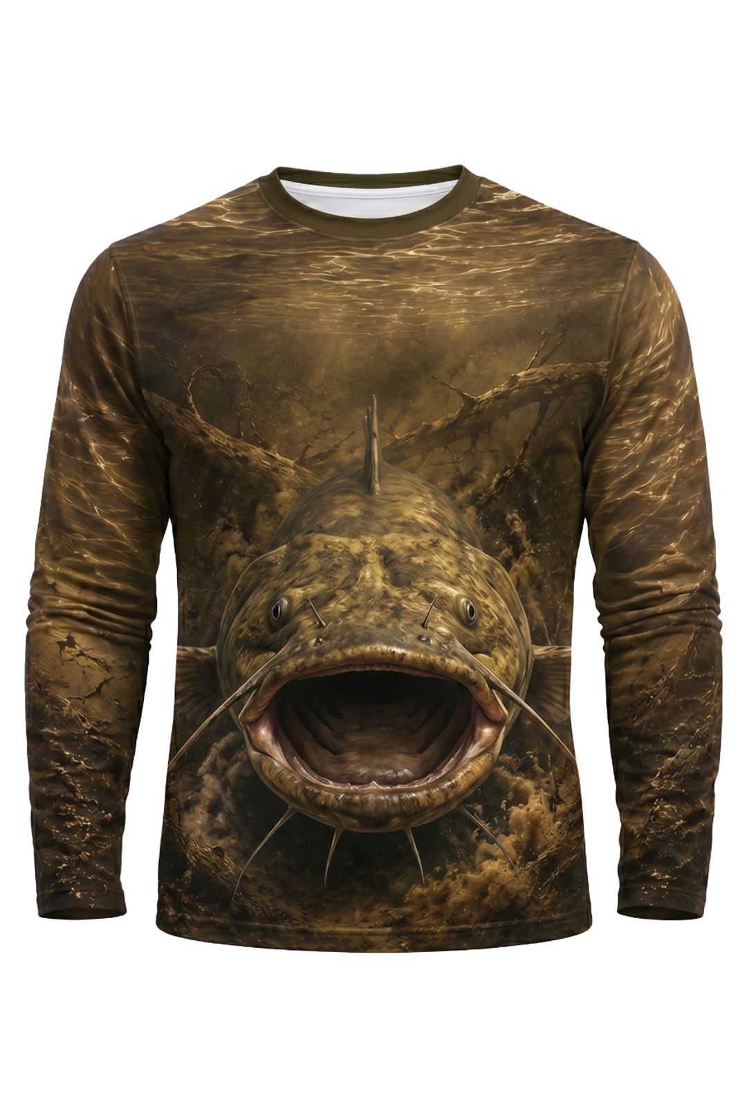 Performance Fishing Long Sleeve - Mudjaw Flathead Stillwater- AOF128 image 5