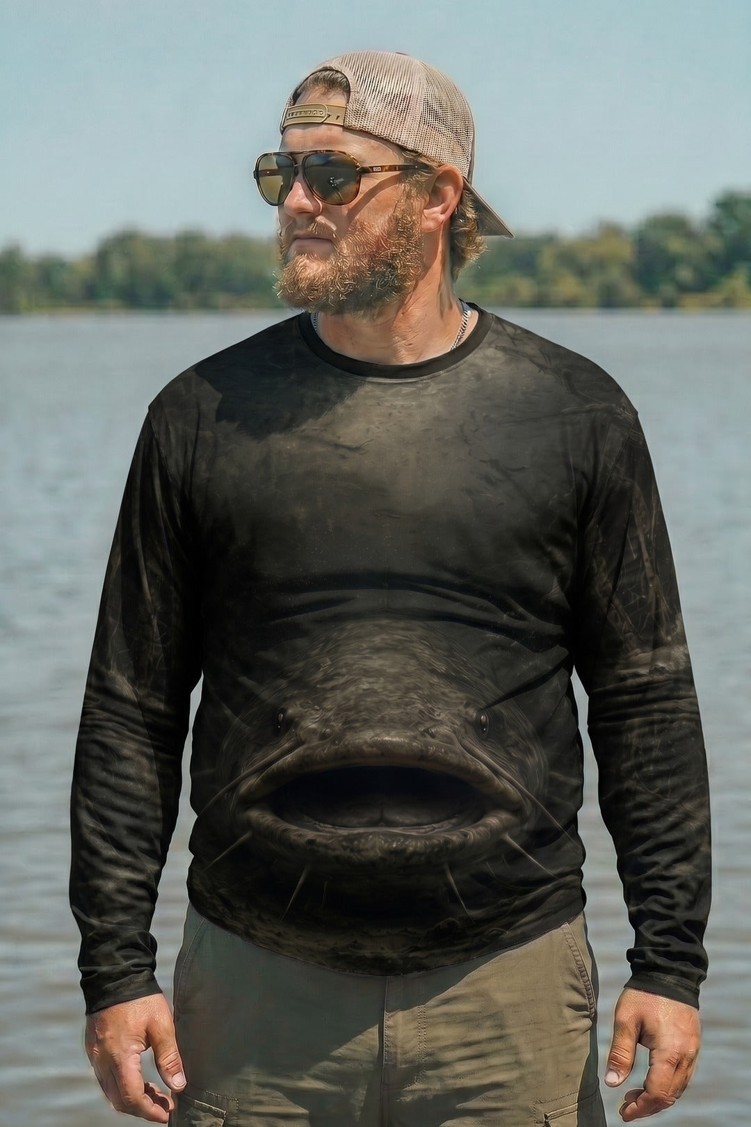 Performance Fishing Long Sleeve - Mudjaw King Catfish - AOF130 image 2