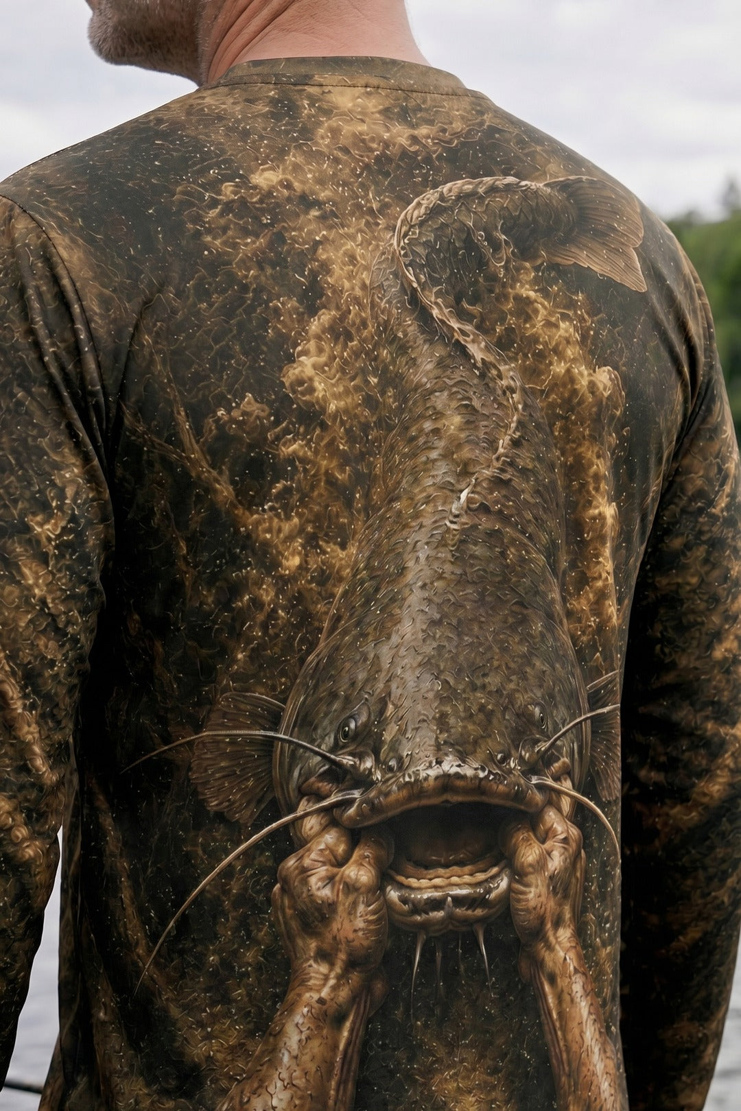 Performance Fishing Long Sleeve - Mudline Pull-Up - RFC06 lifestyle artwork zoom
