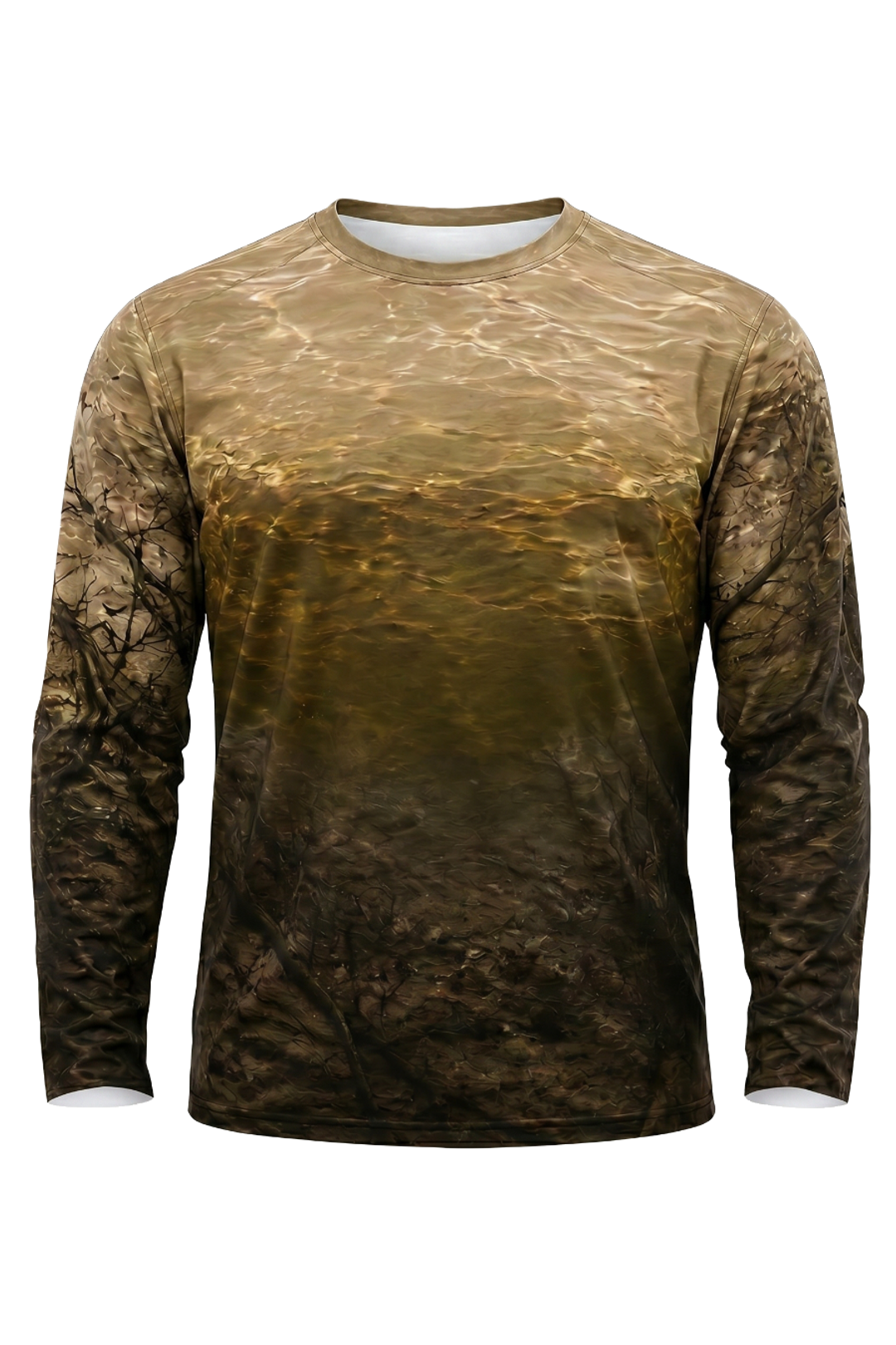 Performance Fishing Long Sleeve - Murky Depth Flathead - TBT122 mockup opposite side