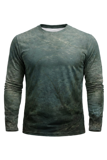 Performance Fishing Long Sleeve - Muskie Deep Ambush - AOF57 mockup opposite side