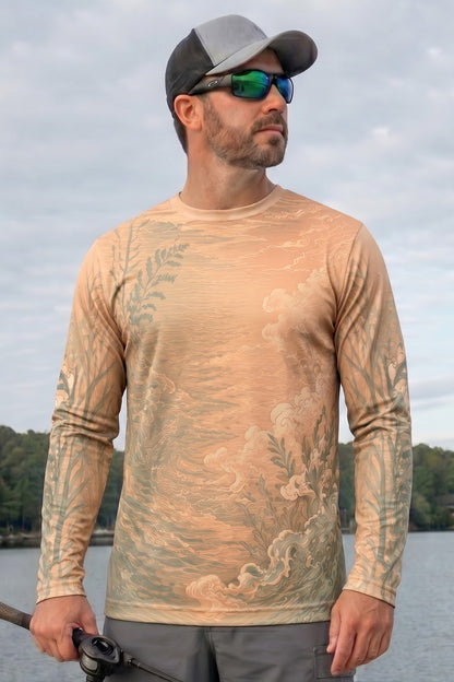 Performance Fishing Long Sleeve - Musky Kairyuu - AOF74 lifestyle opposite side