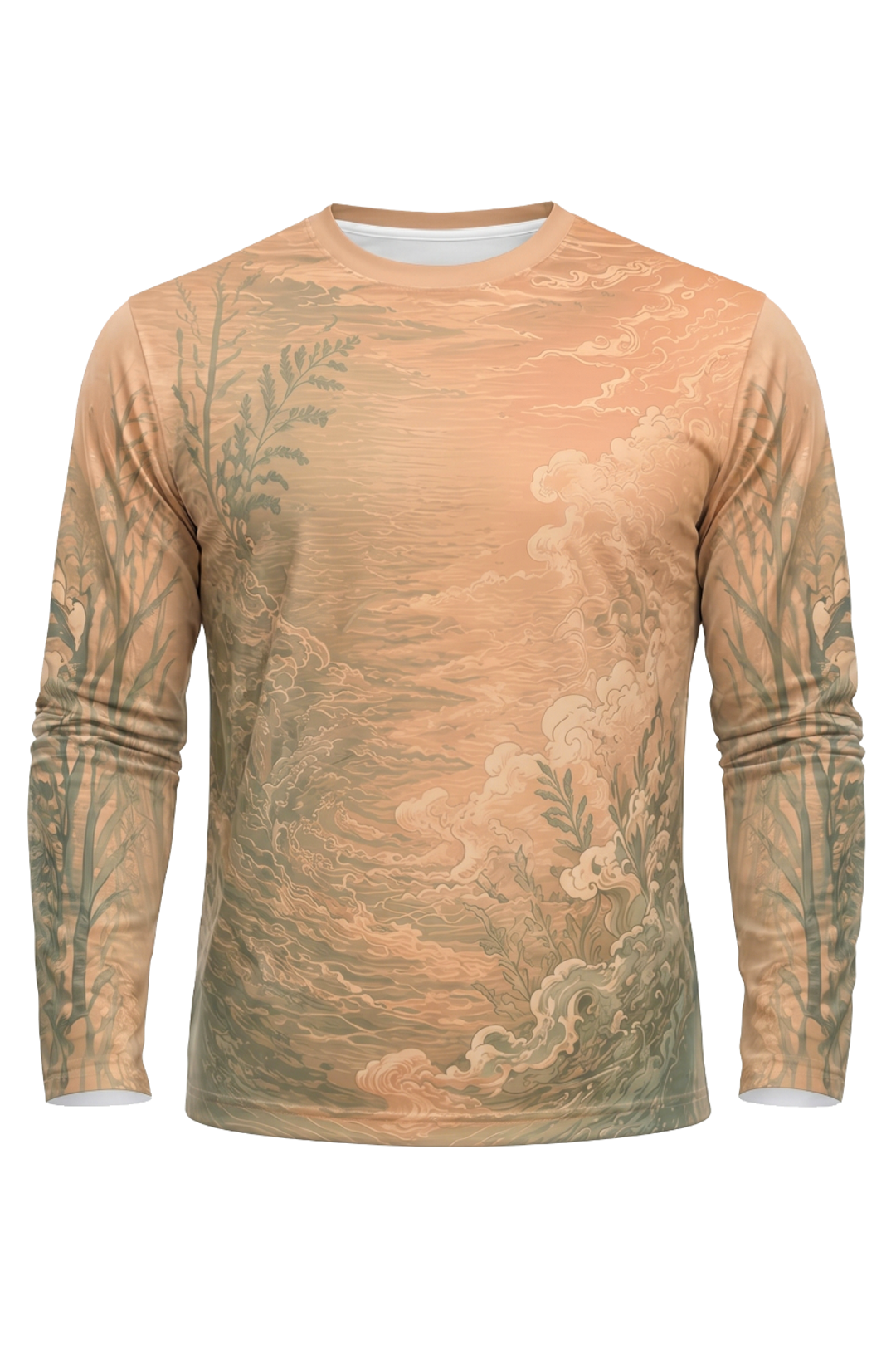 Performance Fishing Long Sleeve - Musky Kairyuu - AOF74 mockup opposite side