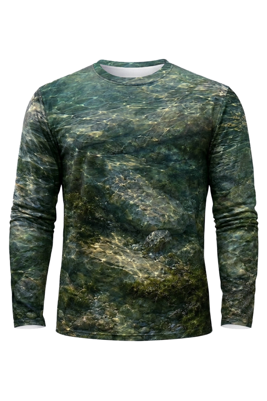 Performance Fishing Long Sleeve - Native Brook Trout Run - RT13 mockup opposite side