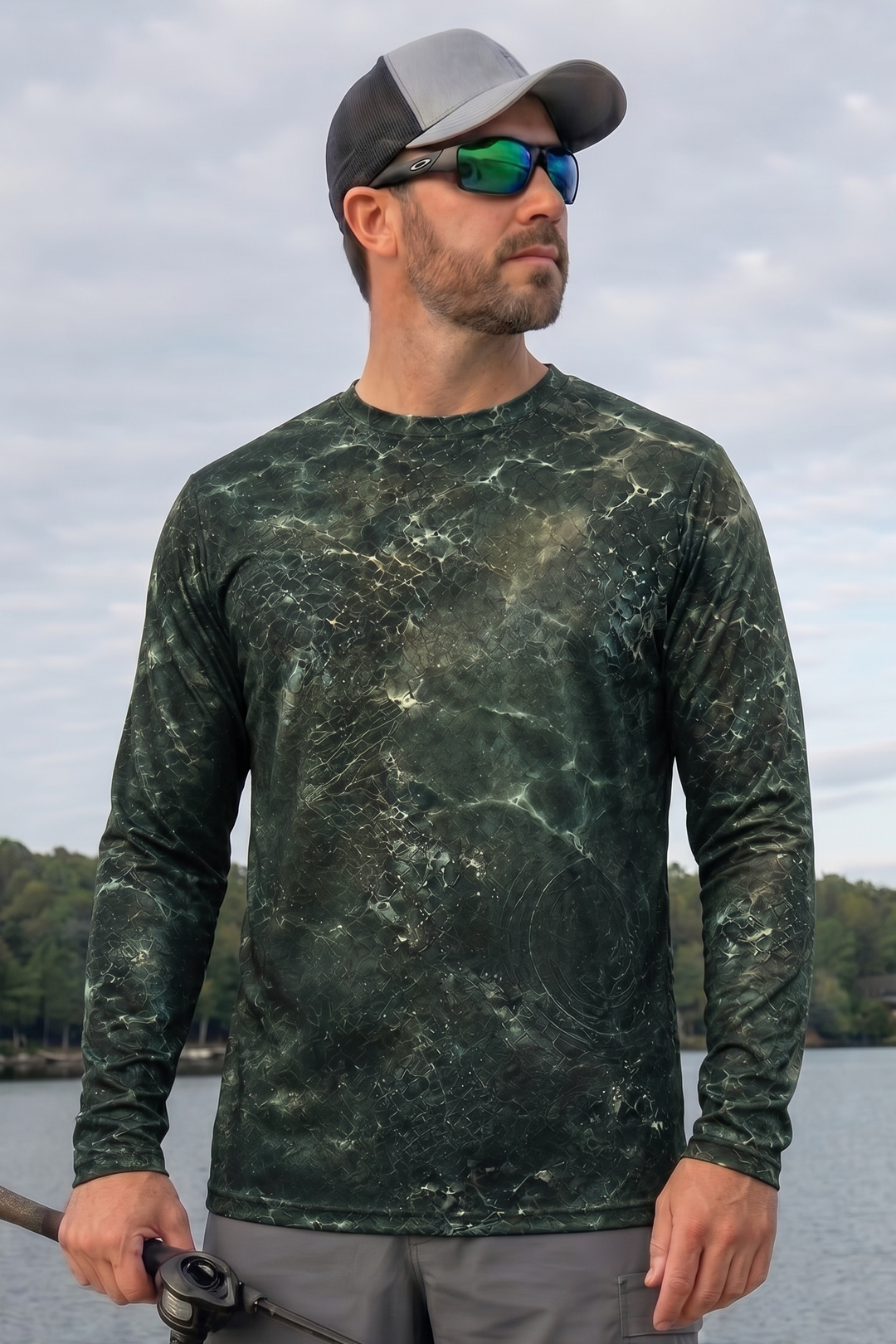 Performance Fishing Long Sleeve - Net Strike Walleye - RW11 lifestyle opposite side