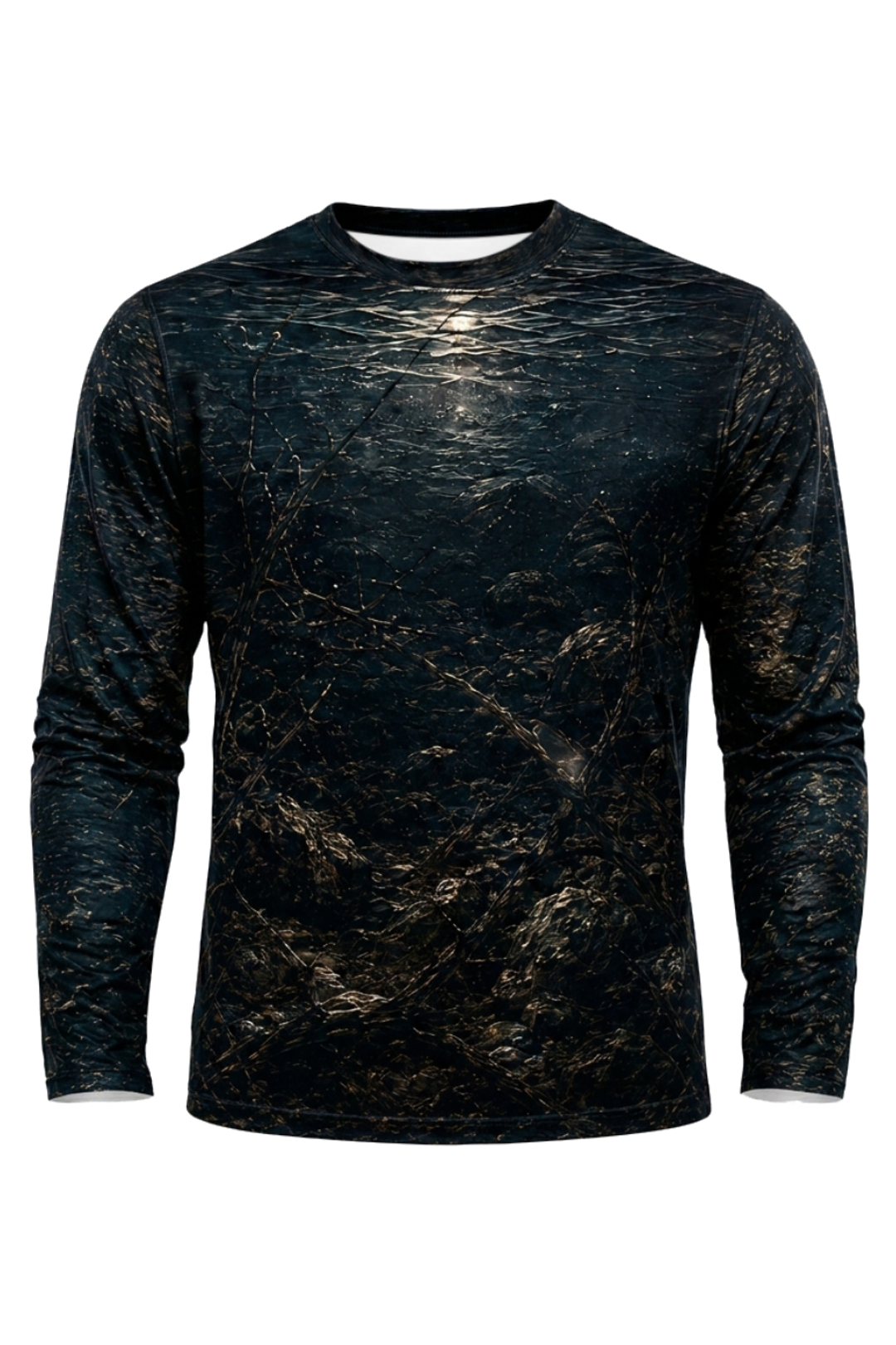 Performance Fishing Long Sleeve - Nightfall Timber Walleye - TBT181 mockup opposite side