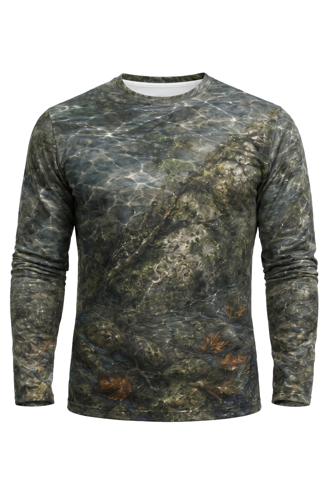 Performance Fishing Long Sleeve -  Northeast Ember Brook- AOF80 mockup opposite side