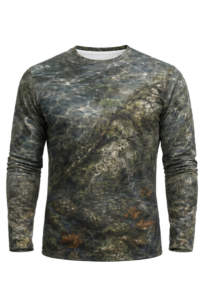 Performance Fishing Long Sleeve -  Northeast Ember Brook- AOF80 mockup opposite side