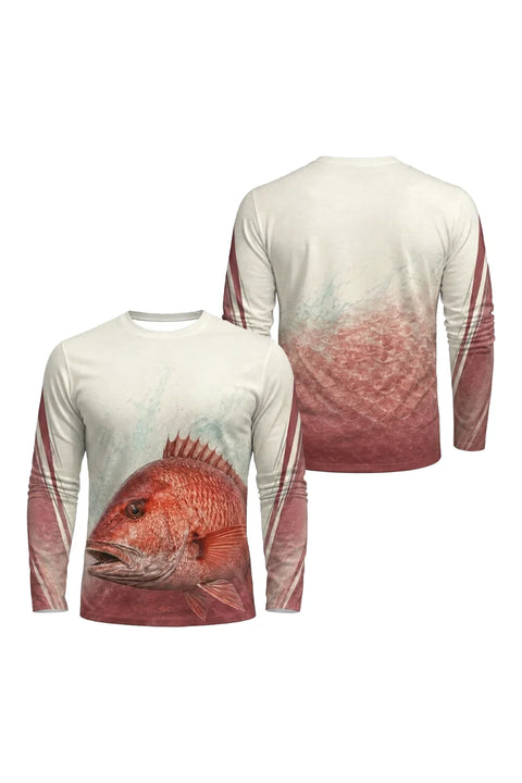 Performance Fishing Long Sleeve - Ocean Scale Snapper - TBT233