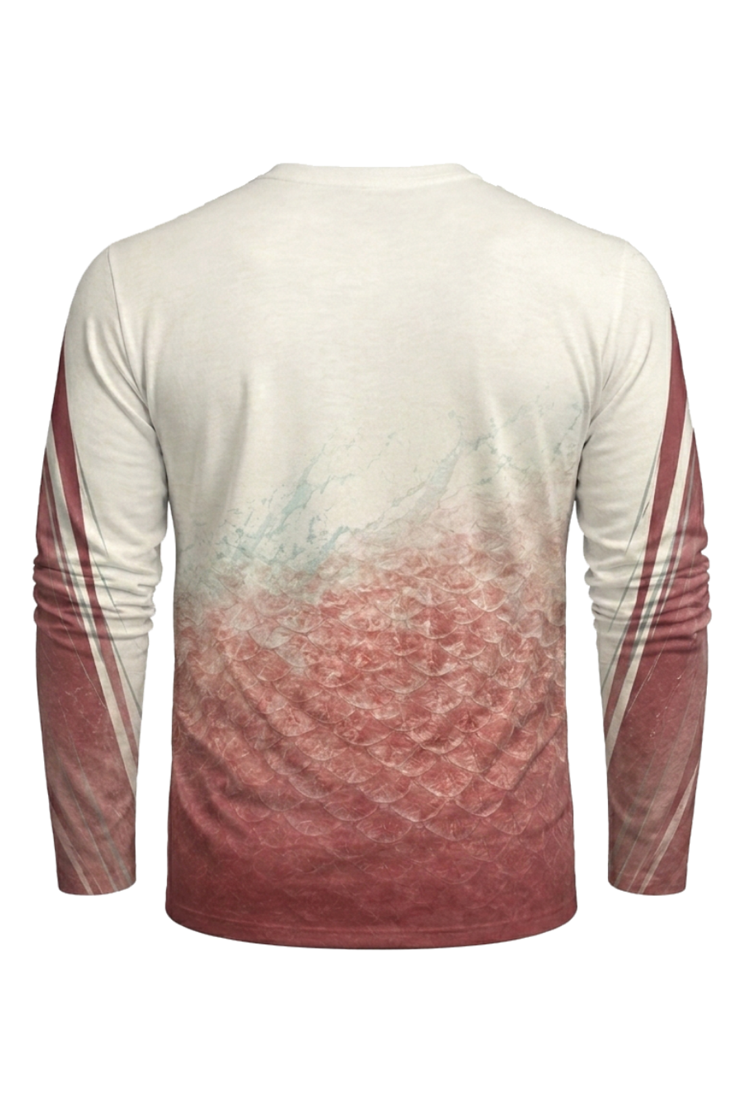 Performance Fishing Long Sleeve - Ocean Scale Snapper - TBT233 image 6