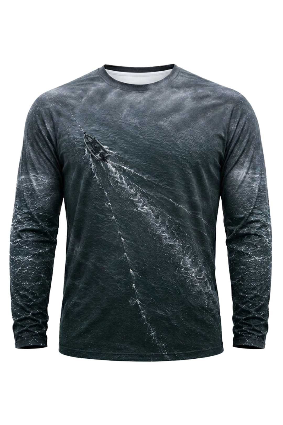 Performance Fishing Long Sleeve - Open-Water Trolling Hookup - RM01 mockup opposite side