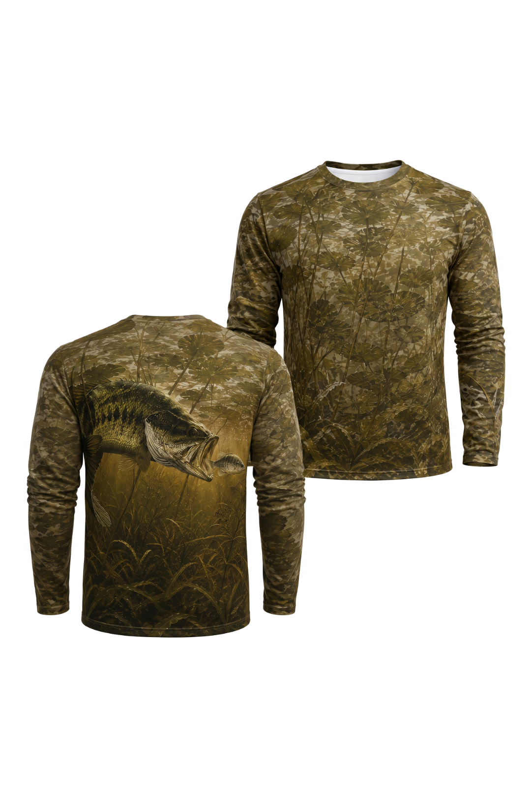 Performance Fishing Long Sleeve - Padline Bucketmouth - RB12 image 1