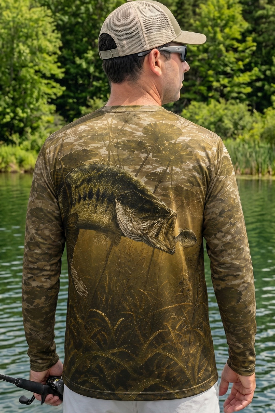 Performance Fishing Long Sleeve - Padline Bucketmouth - RB12 image 2