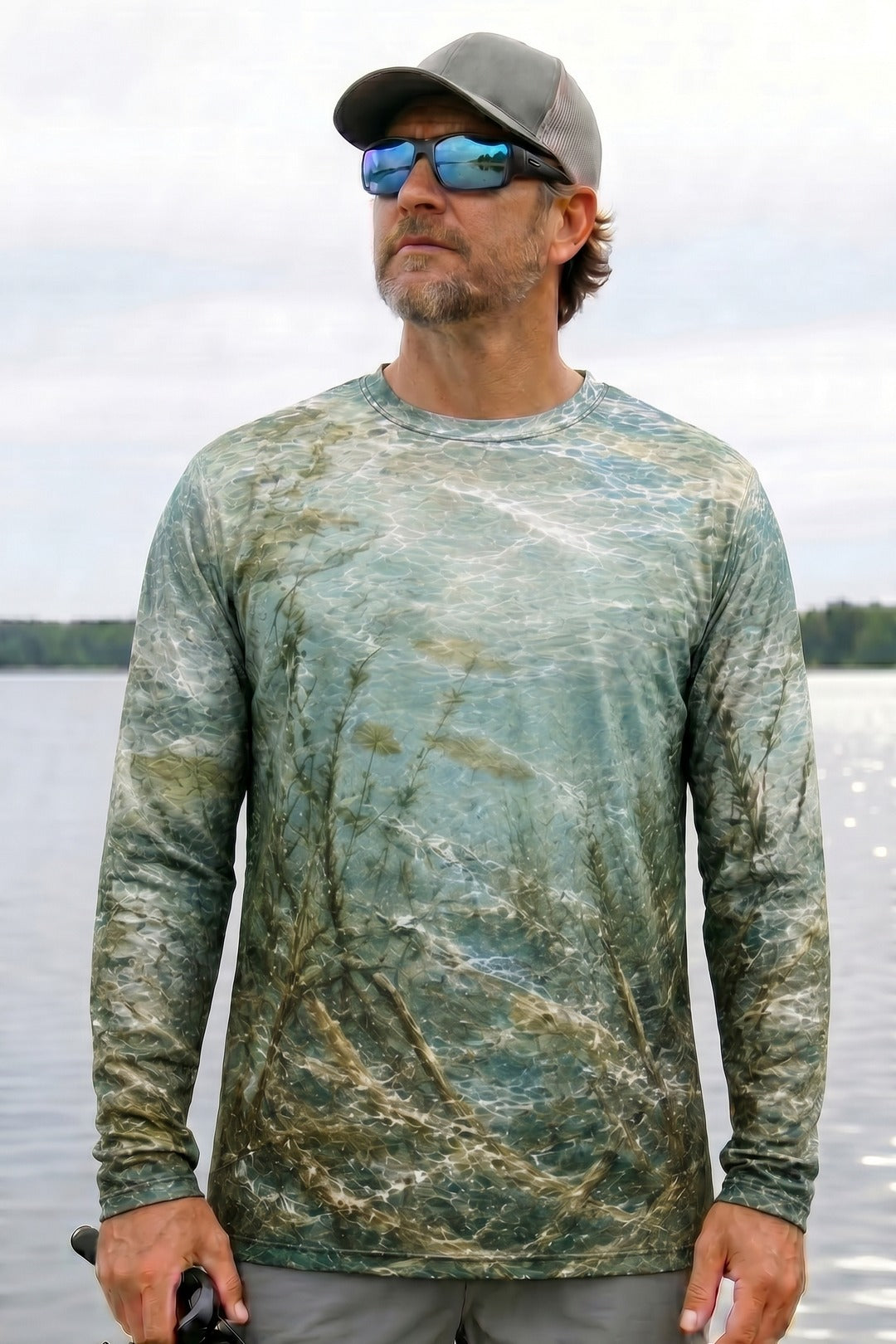 Performance Fishing Long Sleeve - Padline Pike Strike - RNP08 lifestyle opposite side