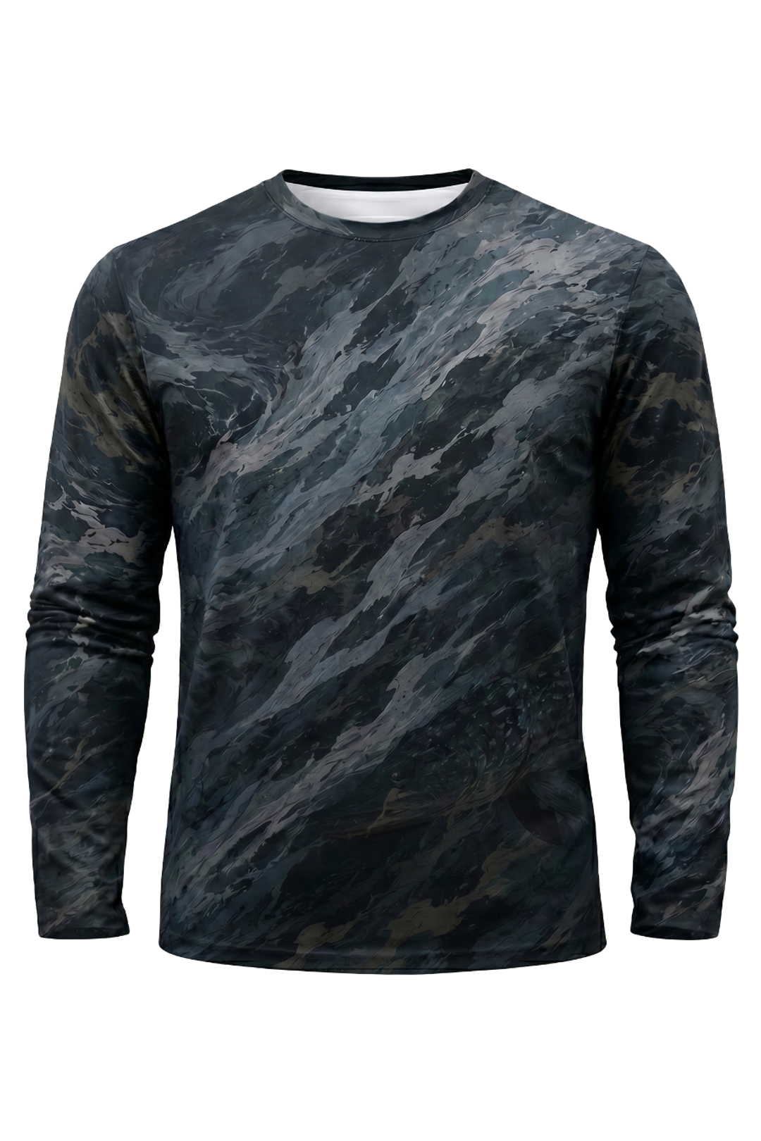 Performance Fishing Long Sleeve - Phantom Torrent Pike - TBT129 mockup opposite side