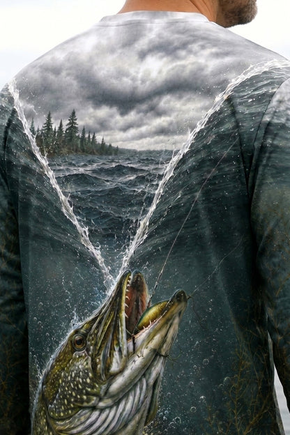 Performance Fishing Long Sleeve - Predator Window - RNP01 lifestyle artwork zoom