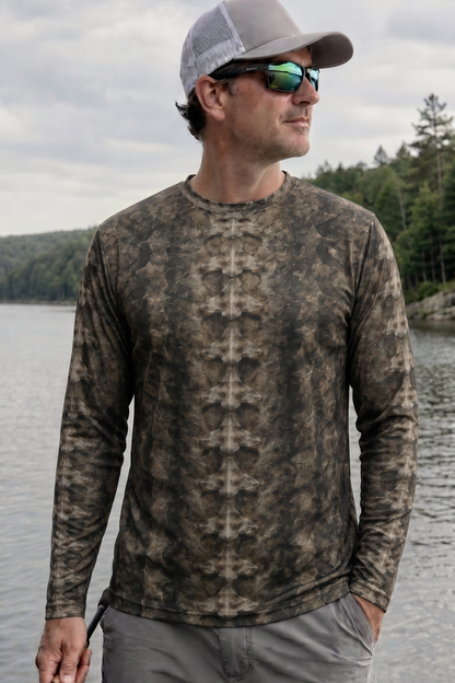 Performance Fishing Long Sleeve - Primal Ridge Sturgeon - TBT133 lifestyle opposite side