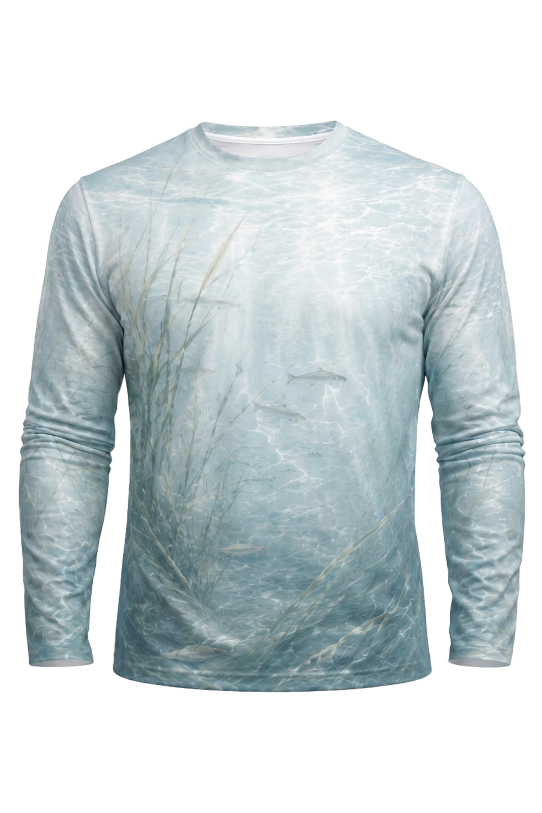 Performance Fishing Long Sleeve - Rainbow Trout Splash - AOF92 mockup opposite side