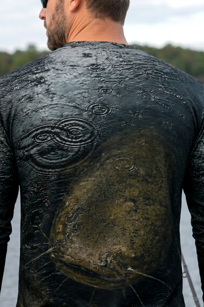 Performance Fishing Long Sleeve - Rainfall Catfish Shadow - RFC11 lifestyle artwork zoom