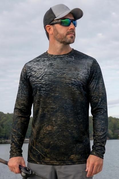 Performance Fishing Long Sleeve - Rainfall Catfish Shadow - RFC11 lifestyle opposite side