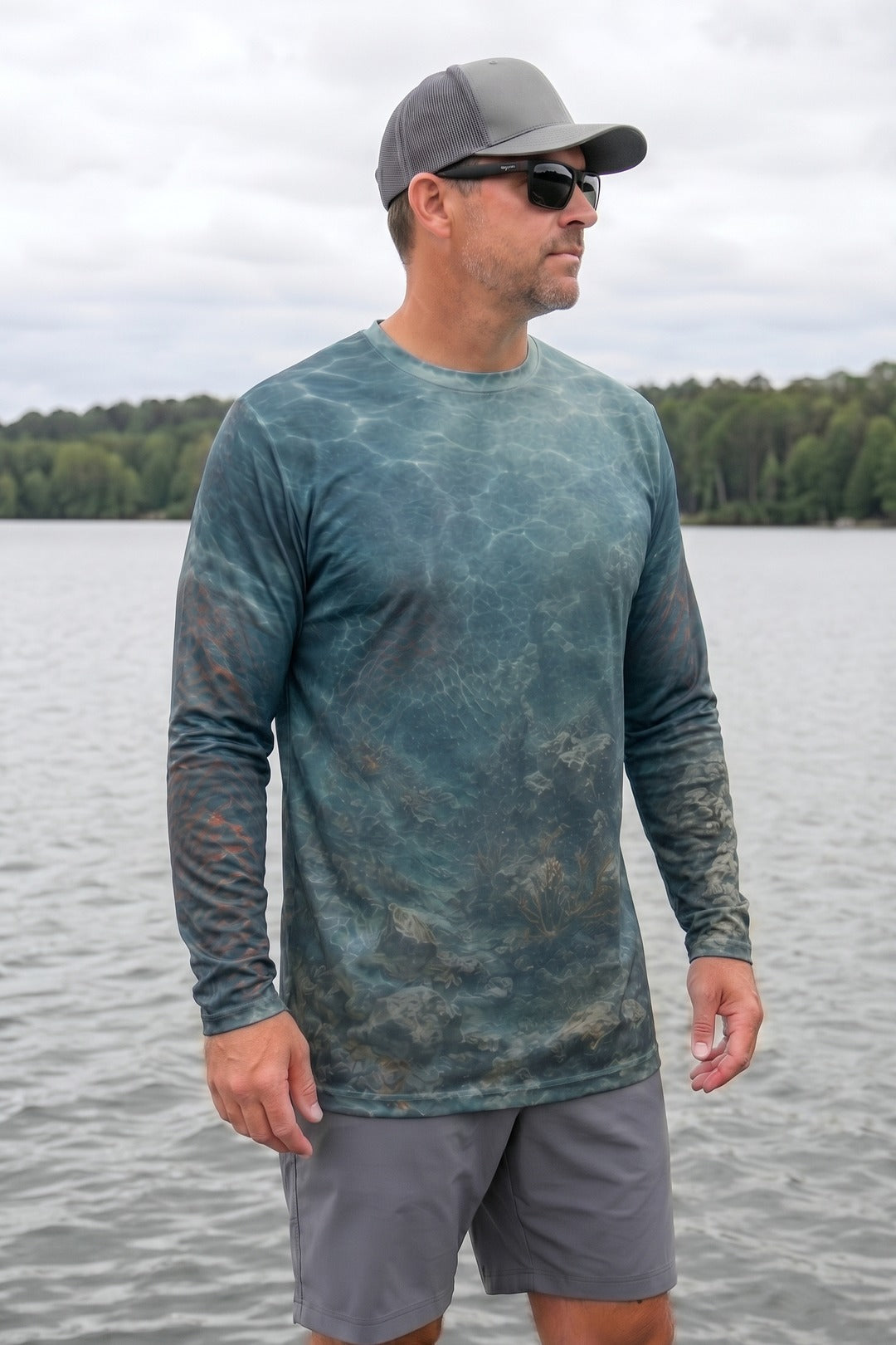 Performance Fishing Long Sleeve - Reef Ember Red Snapper - AOF127 image 3