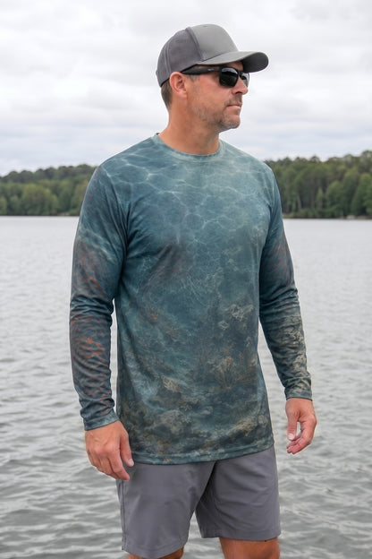 Performance Fishing Long Sleeve - Reef Ember Red Snapper - AOF127 image 3