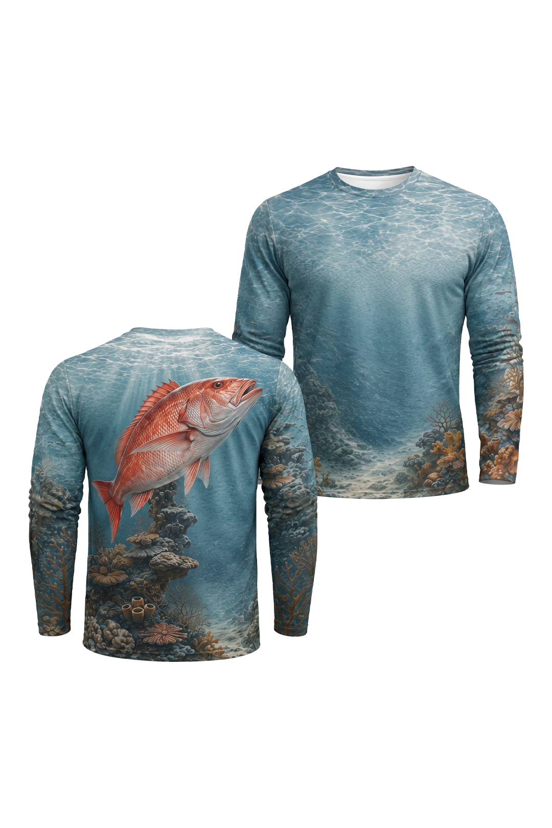 Performance Fishing Long Sleeve - Reef King Red Snapper - RRS01 image 1