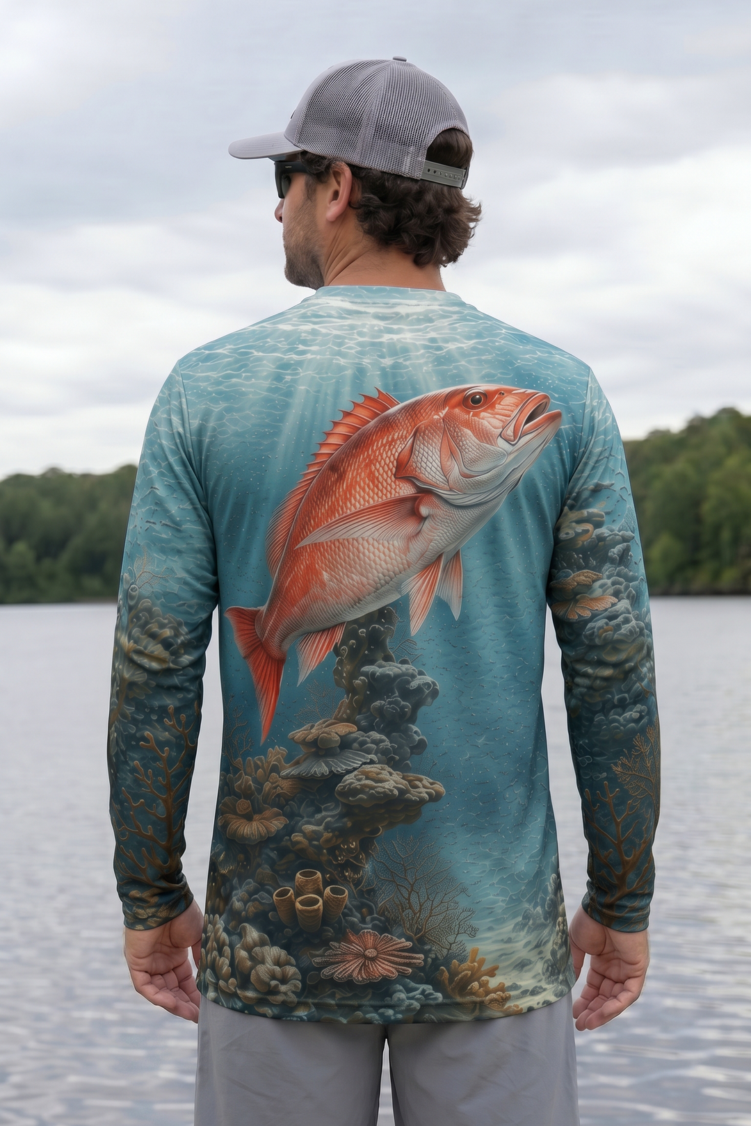 Performance Fishing Long Sleeve - Reef King Red Snapper - RRS01 image 2