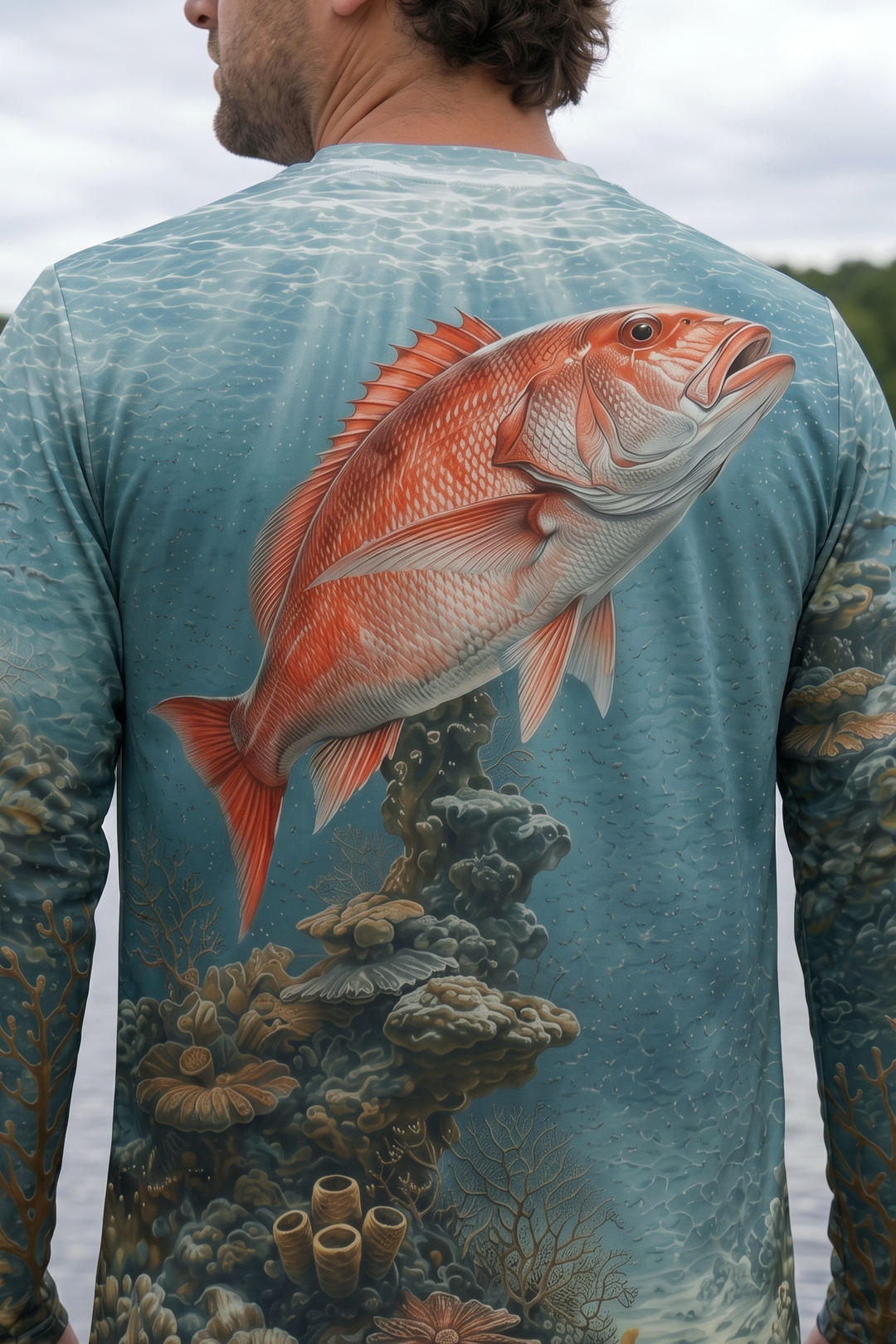 Performance Fishing Long Sleeve - Reef King Red Snapper - RRS01 image 4