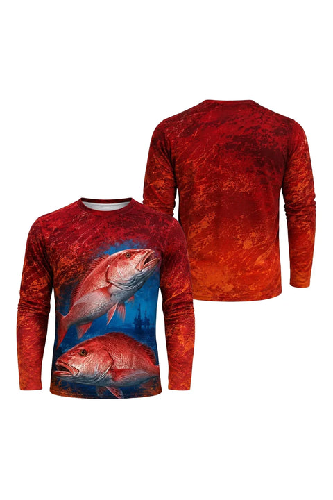 Performance Fishing Long Sleeve - Rig Reef Snapper - TBT231